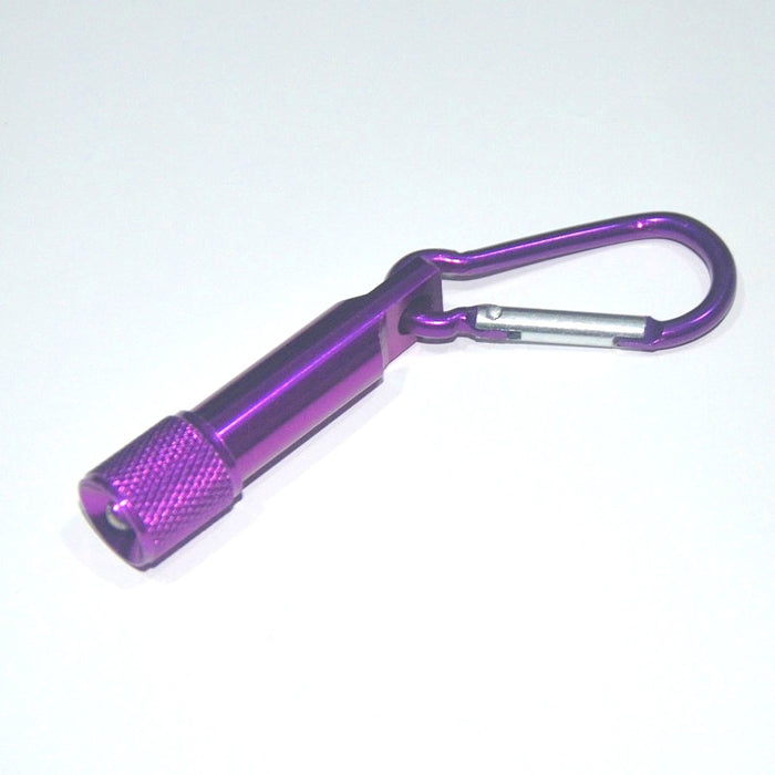 Wholesale Aluminum Alloy Small Flashlight Carabiner Keychain JDC-KC-KB016