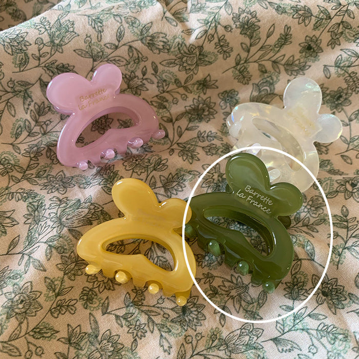 Wholesale Golden Label Rabbit Hairband Hair Grab Cute Small Grab Clip Hairclip Top Clip Side Clip