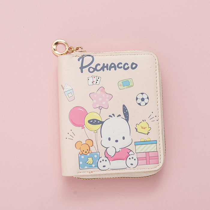 Wholesale Short Zipper Cute Printed Cartoon Wallet for Students