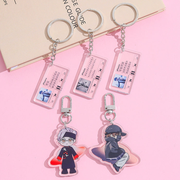 Wholesale Cartoon Cute Acrylic Keychain JDC-KC-AnDao004