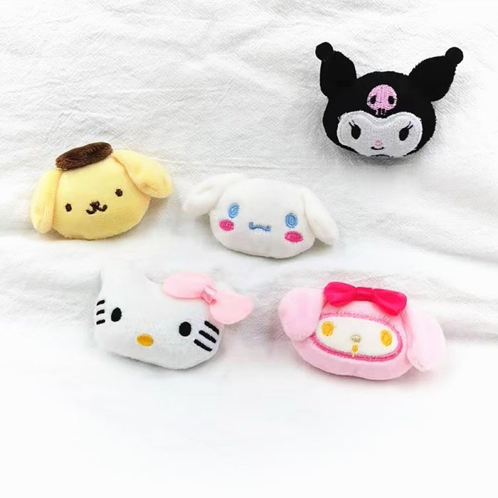 Wholesale Popular cartoon plush doll brooches,  white and yellow dog dolls,  trendy shoe,  clothing,  and bag brooches