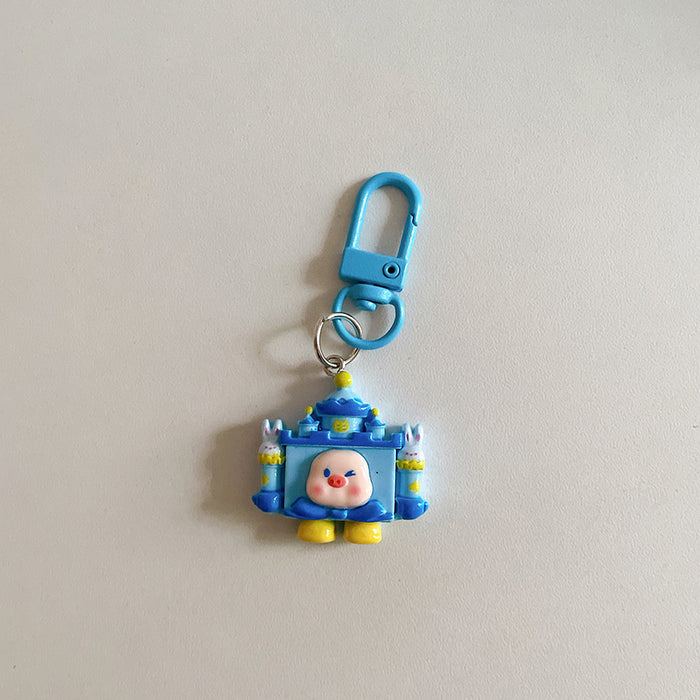 Wholesale New cartoon keychain pendant, cute backpack hanging accessory, backpack accessory