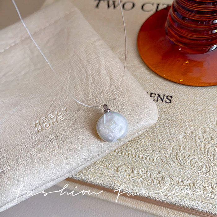 Wholesale Irregular pearl necklace, necklace, light luxury, niche accessories, high-end feel