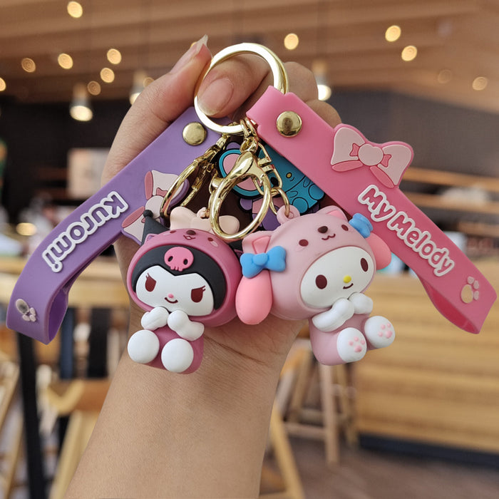 Wholesale Cartoon Silicone Doll Keychain JDC-KC-ZhuoRan015