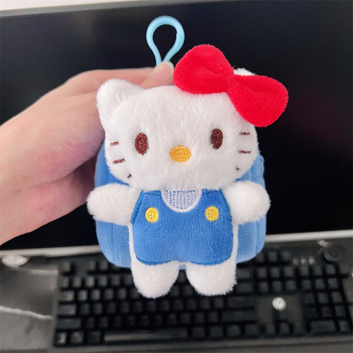 Wholesale Portable mini plush wallet with bowknot design