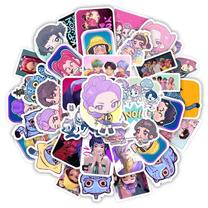 Wholesale 100pcs Cartoon animated character graffiti sticker decoration