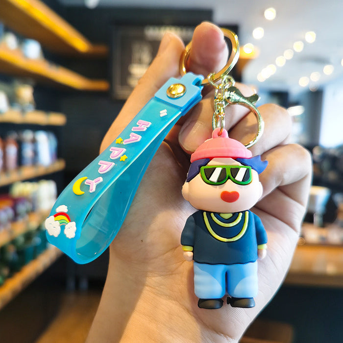 Wholesale cartoon bag pendant car key ring