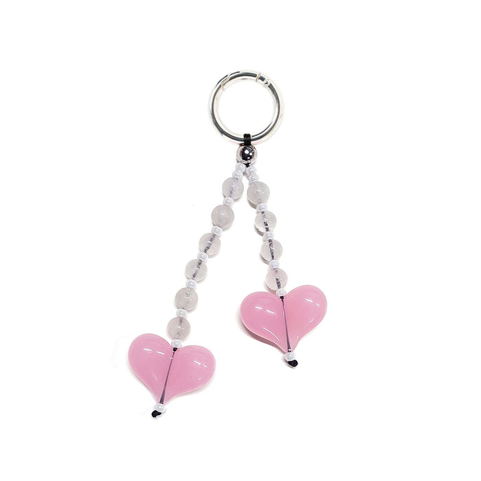 Wholesale  Keychain Love Key Chain DIY Hanging Ornaments Girls  Bag Small Pendant