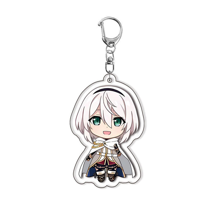 Wholesale Witch acrylic keychain animation surrounding campus creative jewelry pendant