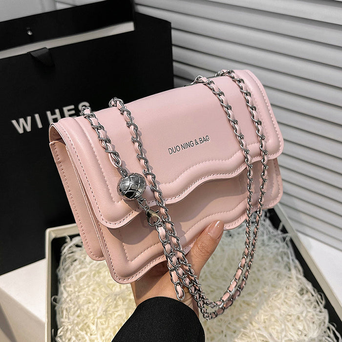 Wholesale Simple PU Chain Shoulder Crossbody Small Square Bag JDC-SD-MingShuo006