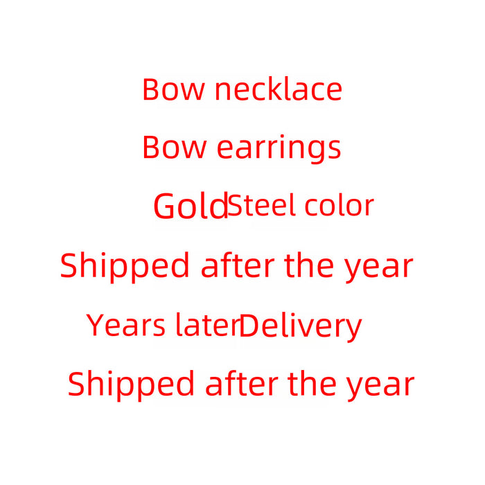 Wholesale Design sense: Titanium steel does not fade, short bow, snake bone necklace, exquisite and fashionable collarbone chain