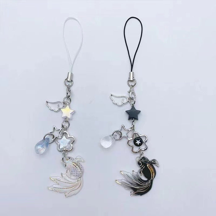 Wholesale Star Beaded Mobile Phone Chain Pendant Car Bag Pendant