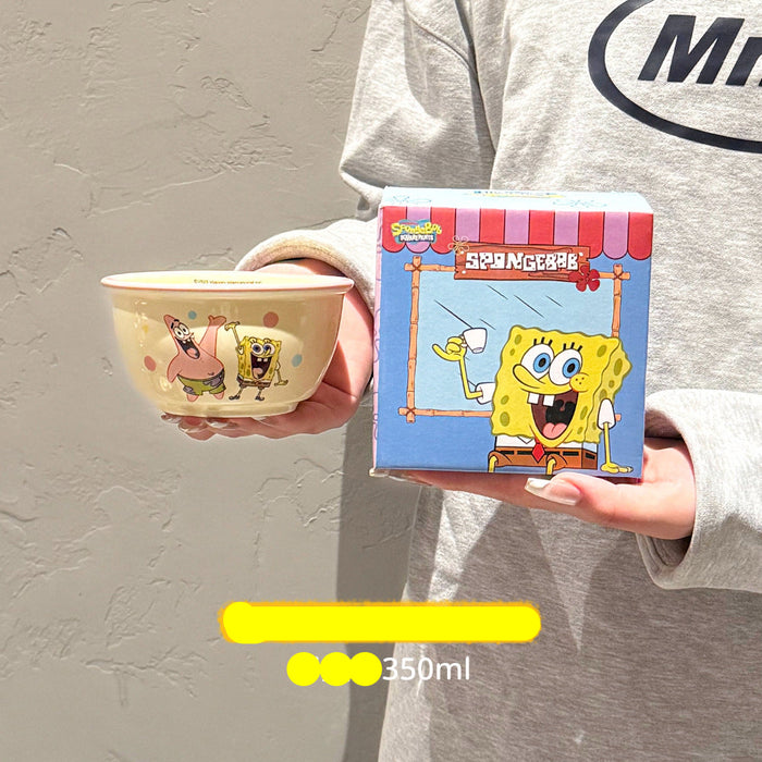 Wholesale Cute Couple Ceramic Plate and Bowl Tablerware Set