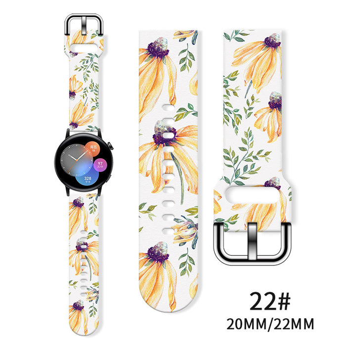 Wholesale Printed  Tpu Watch Strap Wrist Strap JDC-WD-NuoQi085