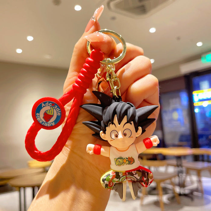 Wholesale Cute Cartoon Dolls Silicone Keychain JDC-KC-JuJi014