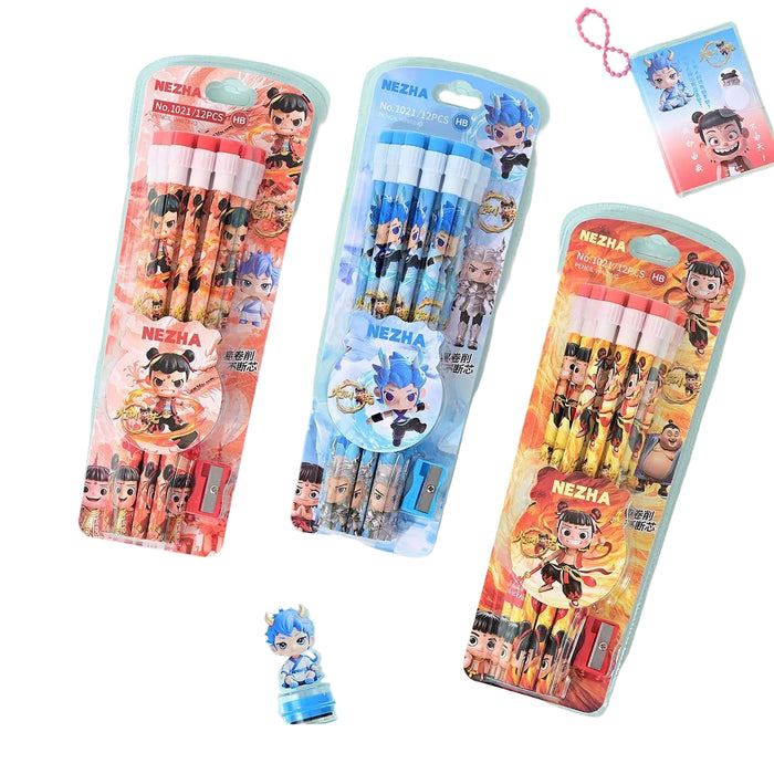 Wholesale K-POP Cute Anime Elementary School Student Pencil Set