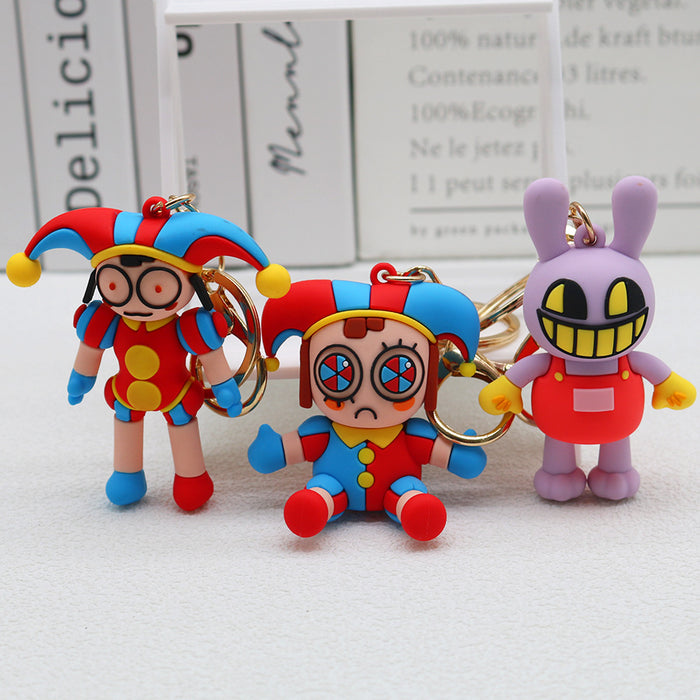 Wholesale Cartoon Game Clown Doll Keychains JDC-KC-HaoAn017