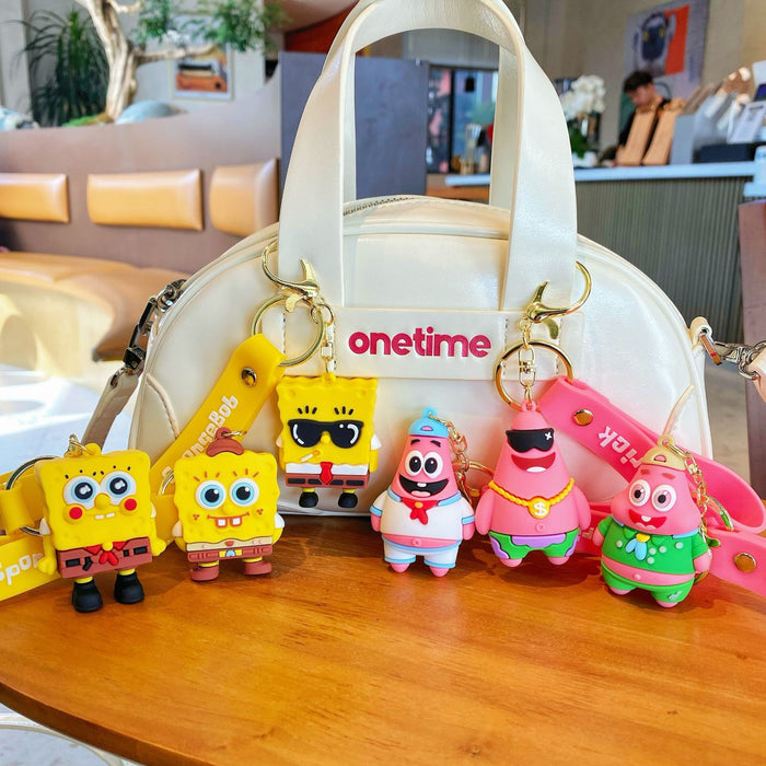 Wholesale  Cartoon  keychain cute Doll pendant car bag key chain