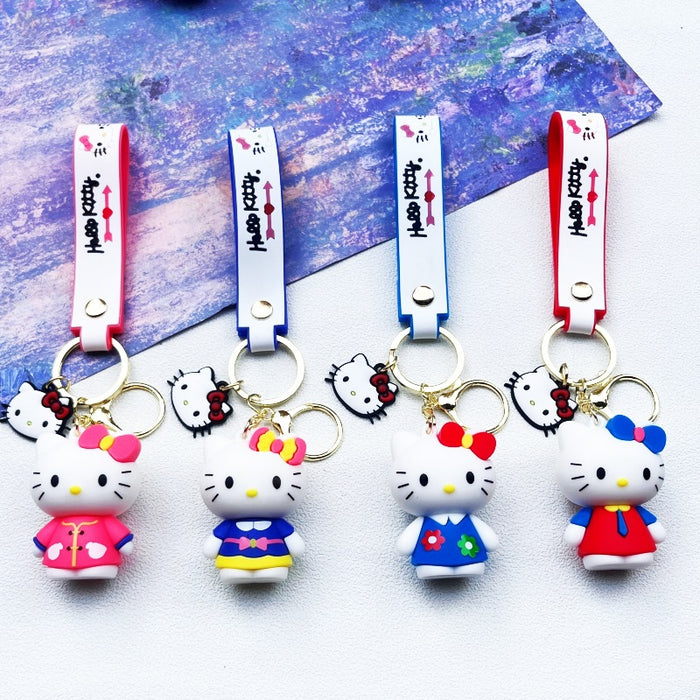 Wholesale PVC Cartoon Doll Keychain JDC-KC-WuYi029