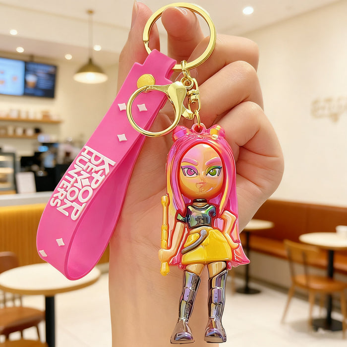 Wholesale Cartoon Silicone PVC Keychain Bag Charm Gift for Party MOQ≥2