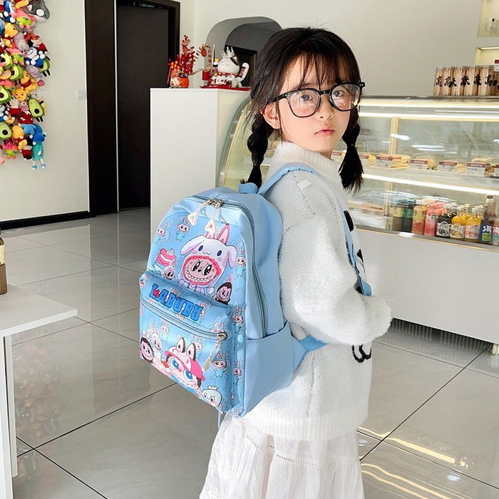 Wholesale Print Multi-Color Children' s Trendy Backpack Foreign Style Large Capacity Student School Bag