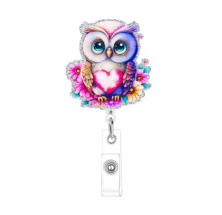 Wholesale Acrylic Cute Animal Series Retractable Easy-pull Buckle Lanyard Keychain JDC-KC-CHai004