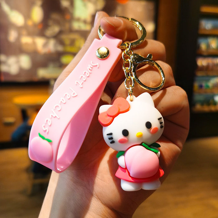 Wholesale Cartoon Doll Silicone Keychain JDC-KC-Tingm223