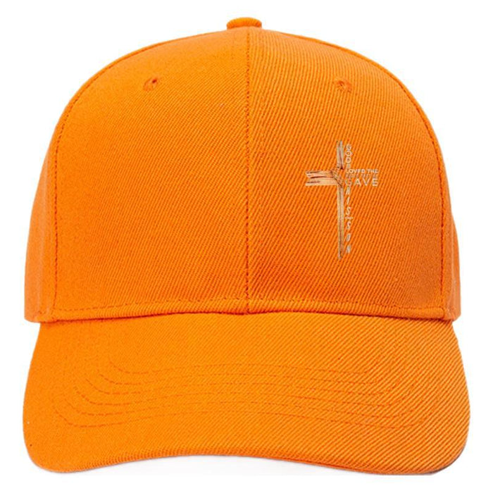 Wholesale 2pcs Cross print fashionable outdoor casual baseball cap