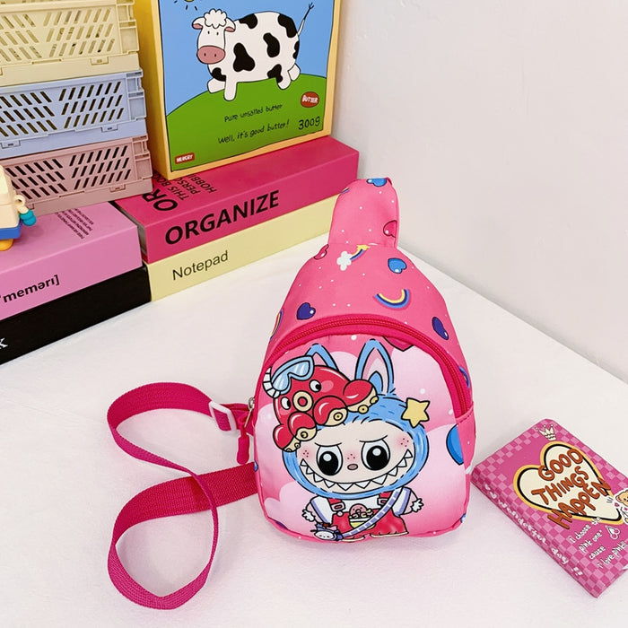 Wholesale Children' s Chest Bag Cartoon Cute Small Backpack Kindergarten Crossbody Bag Outdoor Coin Purse