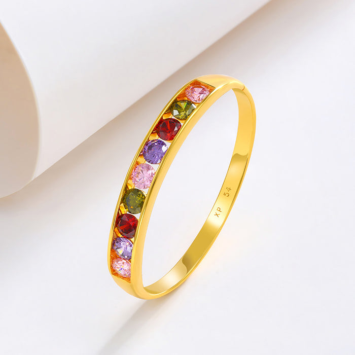 Wholesale Colorful Artificial Gemstone Bracelets for Women JDC-BT-XP004