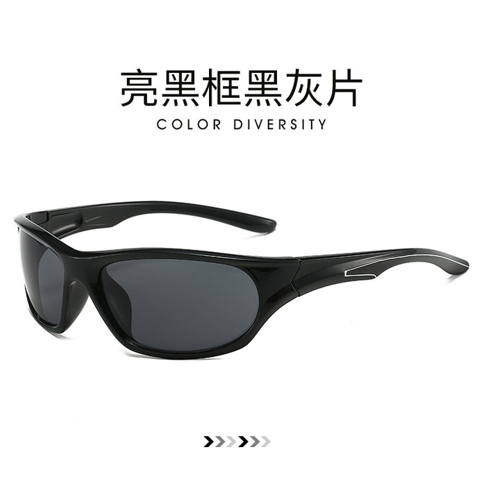 Wholesale Fashion sports sunglasses, outdoor cycling, hiking, running, windproof, dustproof, eye protection sports glasses