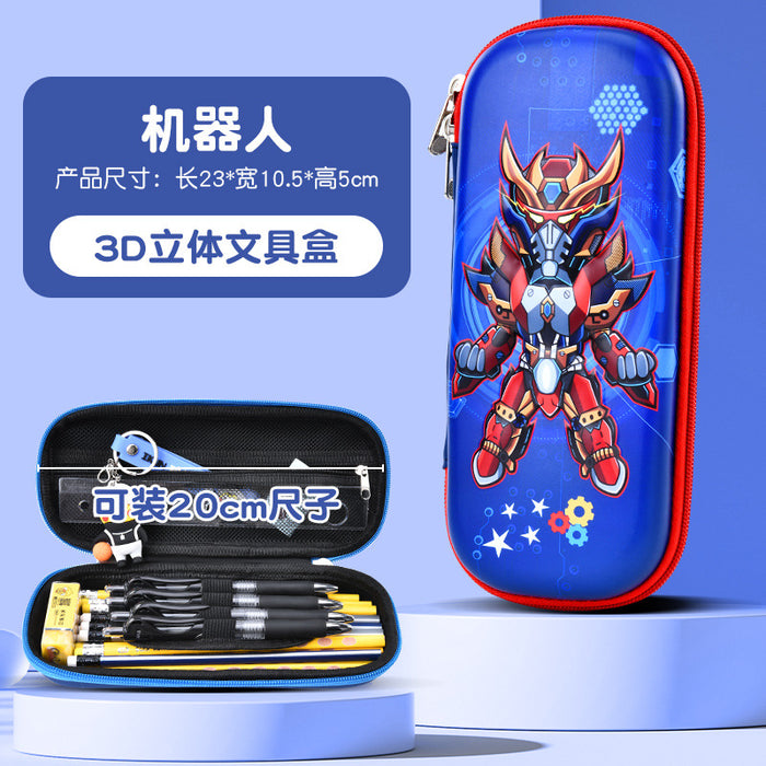 Wholesale Cartoon Pencil Case for Primary School Students Large Capacity Storage