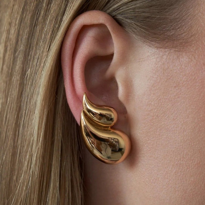 Wholesale Irregular Earrings Stainless Steel Temperament Geometric Earrings for Women