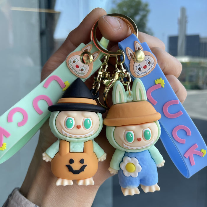 Wholesale Small Sheep Keychain Bag Pendant Doll Grabbing Machine Cartoon Doll Couple Small Gift