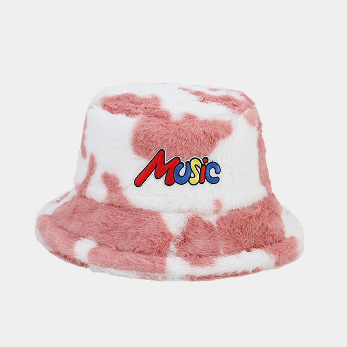 Wholesale Cow Pattern Letter Bucket Hat JDC-FH-LvY046