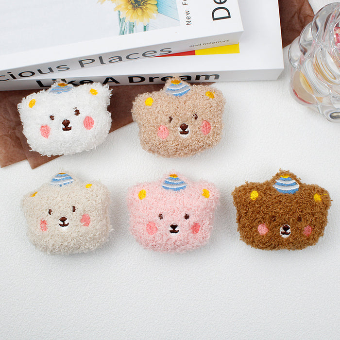 Wholesale Creative Christmas Hat Inflatable Bear Phone Stand