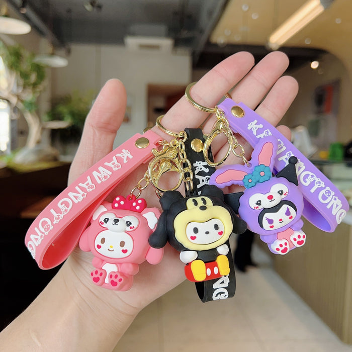 Wholesale Cute Cartoon Doll Silicone Keychain (S) JDC-KC-WC018