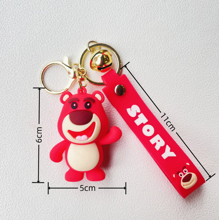 Wholesale PVC Cartoon Doll Keychain JDC-KC-WuYi142