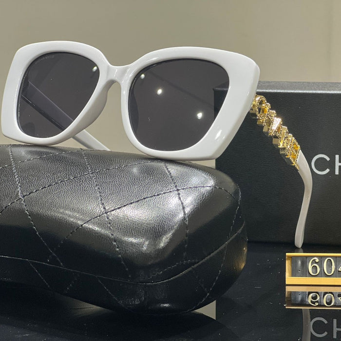 Wholesale Sunglasses, fashionable and high-end, women's retro trend, personalized sunglasses