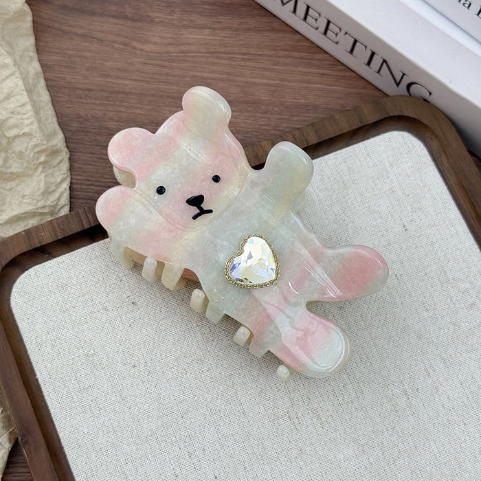 Wholesale Cute Colorful Bear Hair Clips