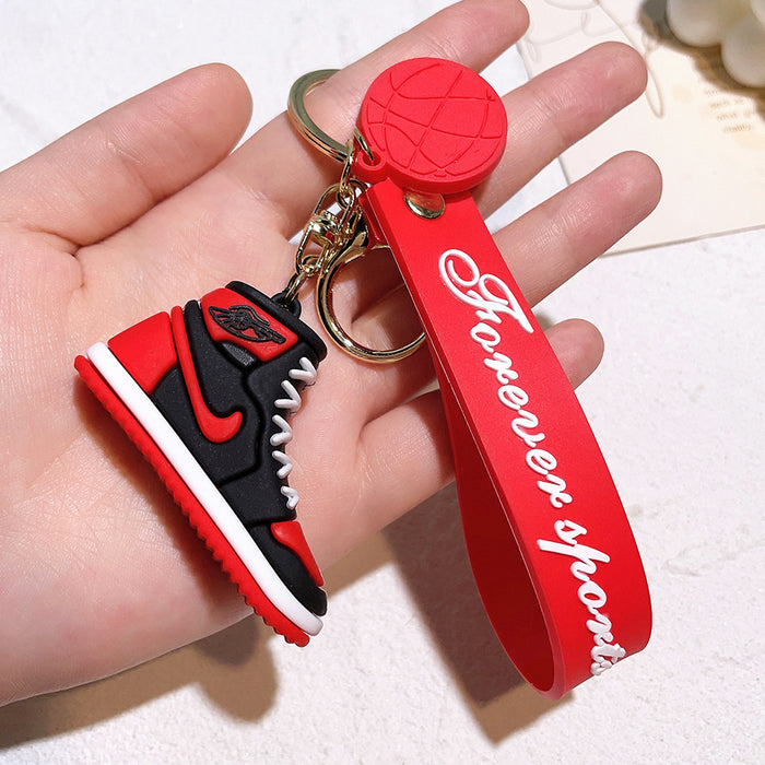 Wholesale Cartoon Shoes Silicone Doll Keychain JDC-KC-QiChao011