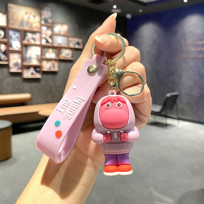 Wholesale Drip Glue Cartoon Doll Keychain JDC-KC-Gongz051