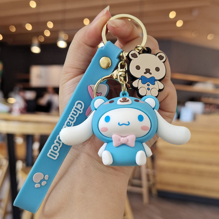 Wholesale Cartoon Silicone Doll Keychain JDC-KC-ZhuoRan015