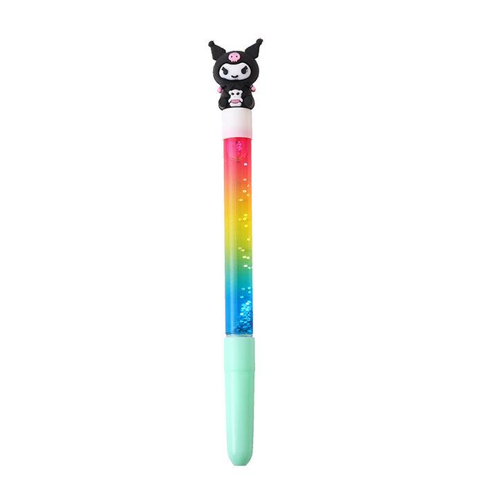 Wholesale Cartoon soft rubber elf, flowing sand fairy stick, cute design, neutral pen, gift pen