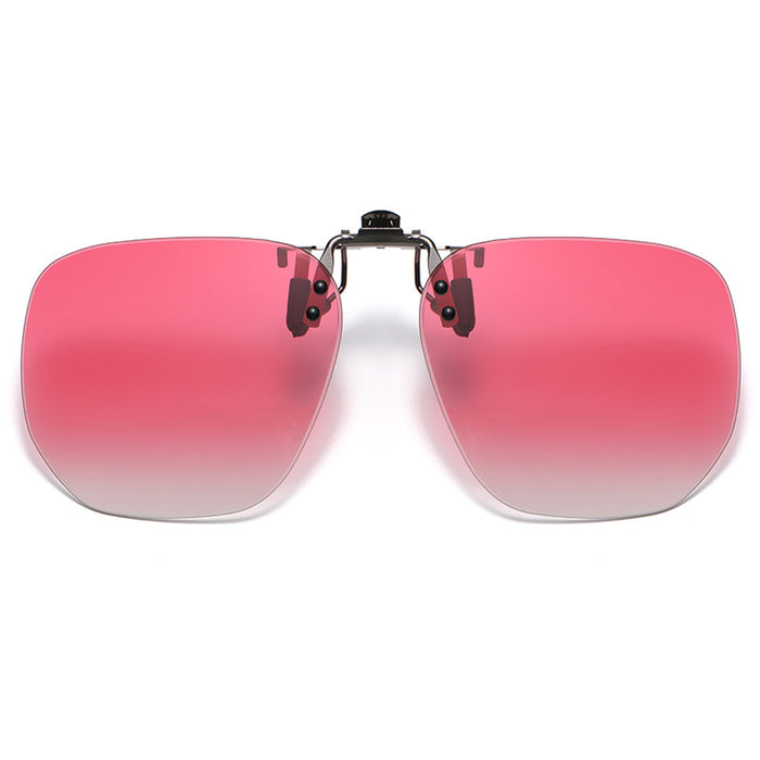 Wholesale  Polarized Sunglasses Clip Women's  Personalized Myopia Clip Dual-purpose Color-changing Sunglasses Clip