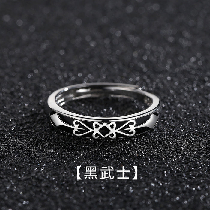 Wholesale Vintage Distressed Copper Men S Adjustable Stacking Rings Pixiu Möbius Design Everyday Fashion Accessory
