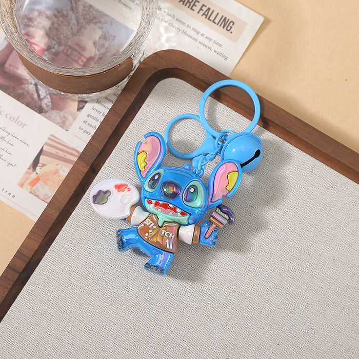 Wholesale New Street Keychain Cartoon Anime Doll Bag Pendant Cute Creative Silicone Gift Chain