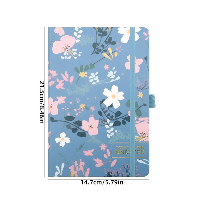 Wholesale Cute A5 Spring Flowers Imitation Leather Notebook with Horizontal Lines