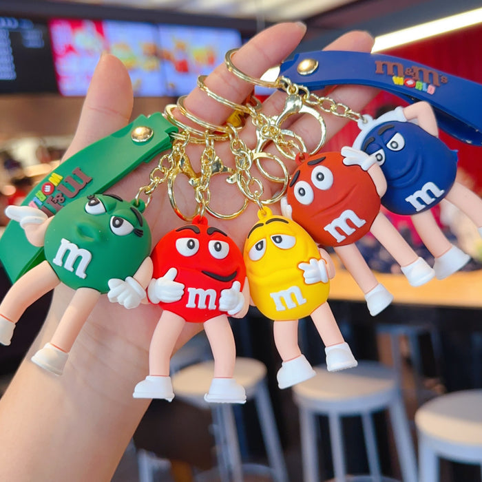 Wholesale Creative PVC Cartoon Couple Keychain