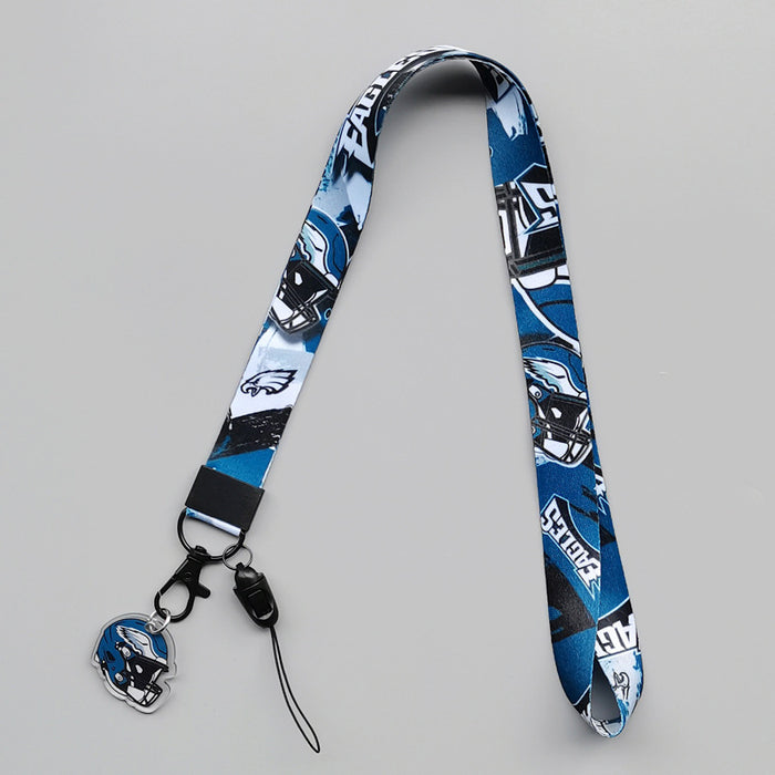 Wholesale Activity Football Mobile Phone Lanyard Keychains